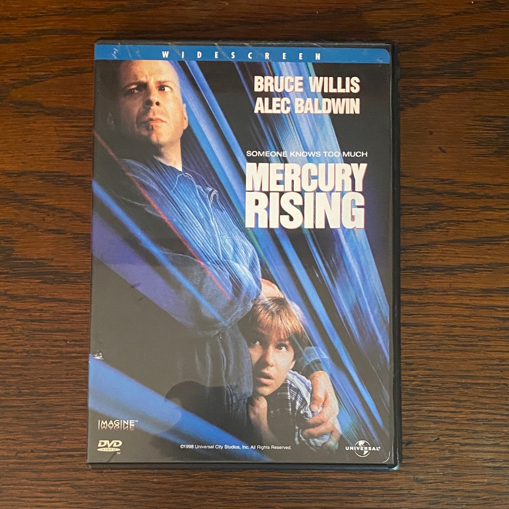Mercury Rising DVD